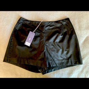 J Lo Leather Shorts/Size 6